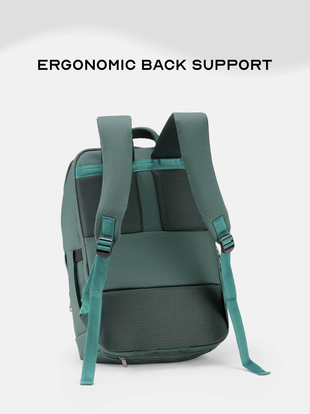 Stark Backpack | Green | Everyday Laptop Backpack