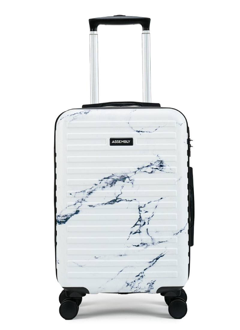 Stark | Marble Print | Cabin Hard Luggage