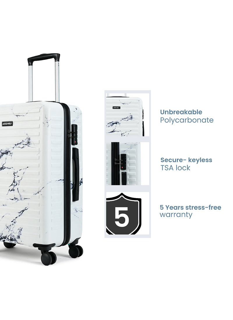 StarkPro Combo | Marble | CabinPro+Medium Hard Luggage