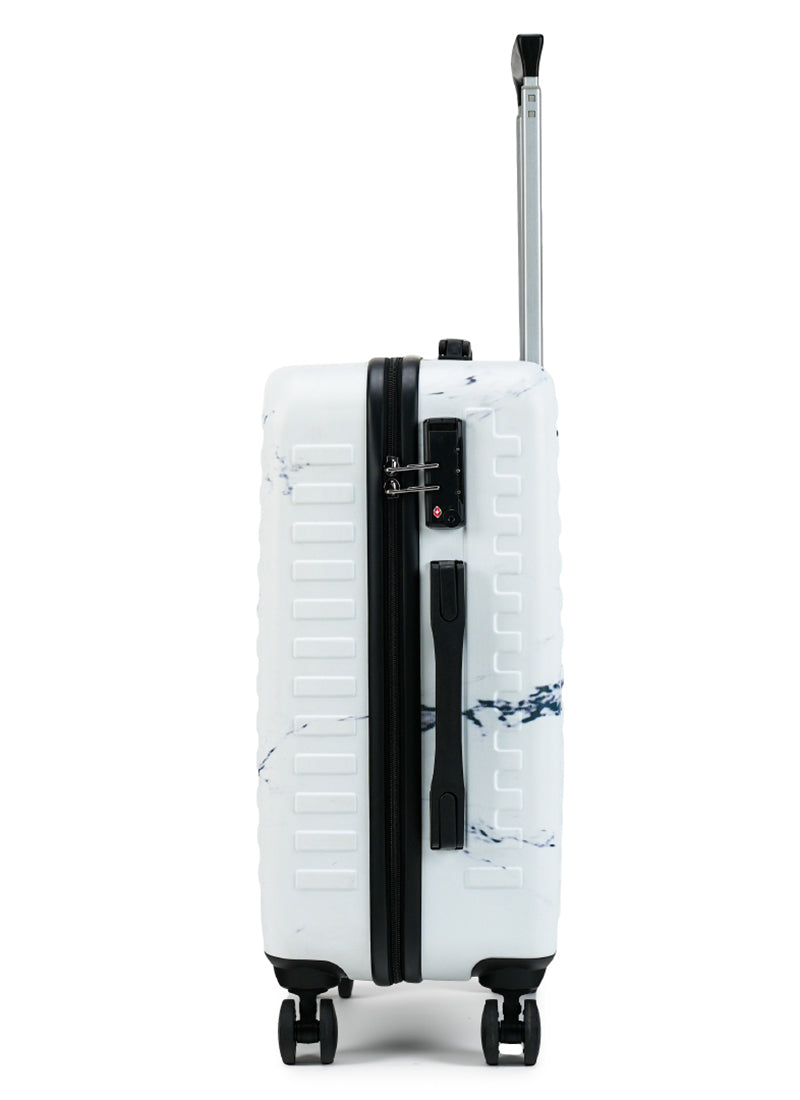 Stark | Marble Print | Cabin Hard Luggage
