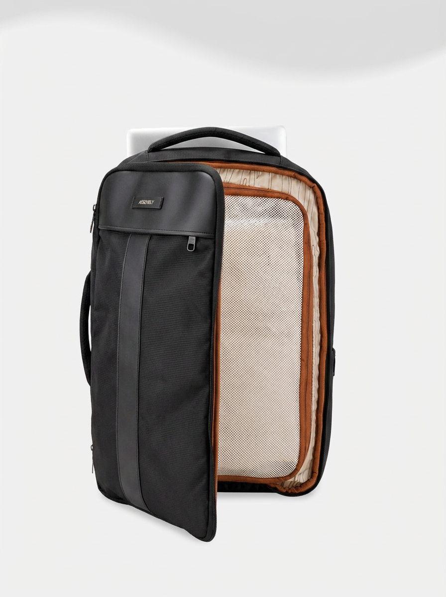 Noir Overnighter Backpack | Black | Ultimate Travel Backpack for Professionals