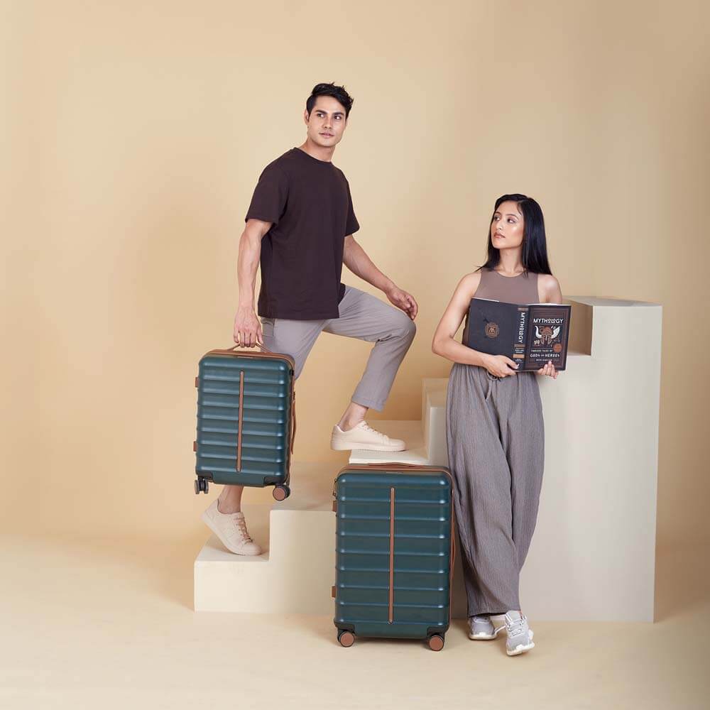 Odyssey Combo | Forest | Cabin+Medium Hard Luggage