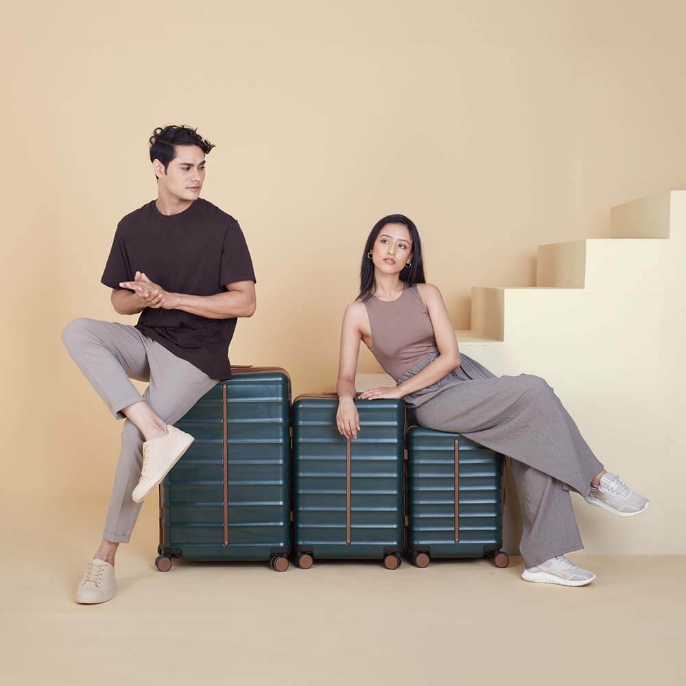 Odyssey Combo | Forest | Set of 3 Hard Luggage