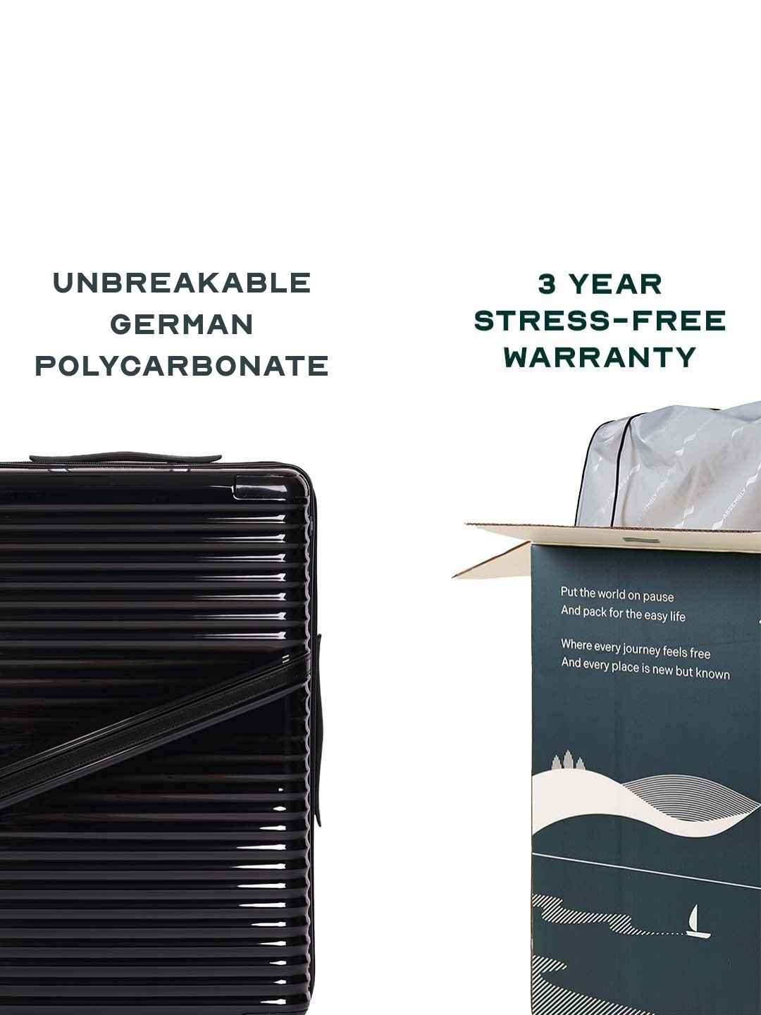 Oblique | Black | Large Hard Luggage