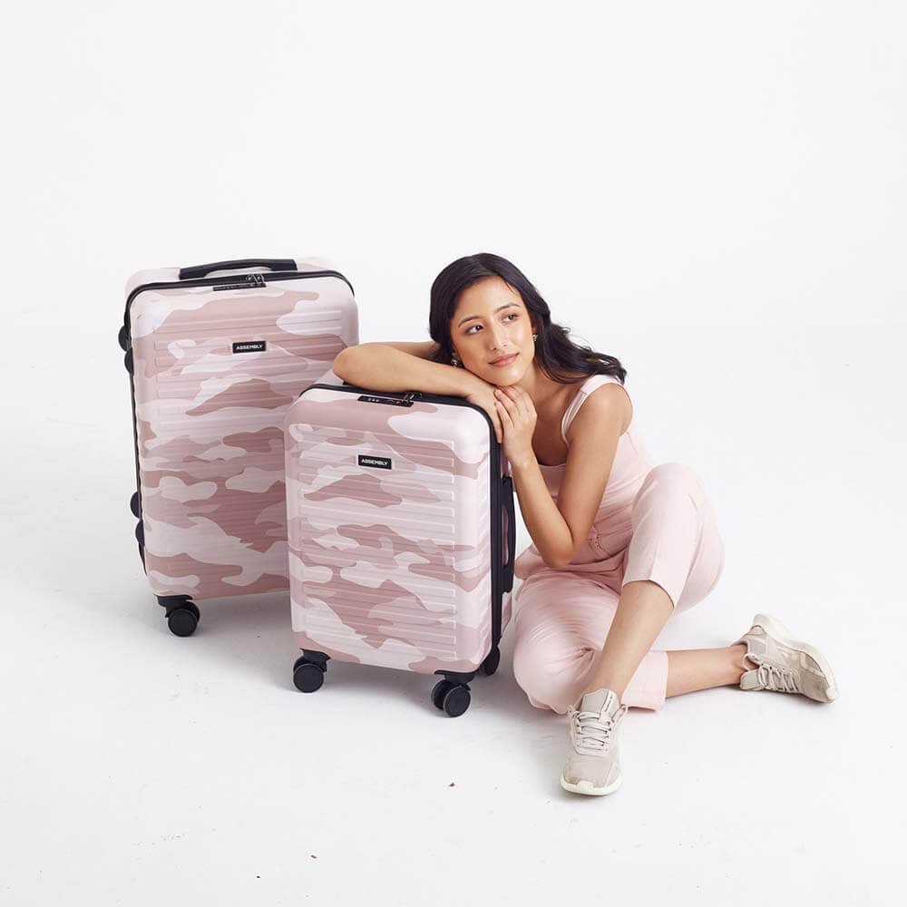 Stark Combo | Camo Peach | Cabin+Medium Luggage