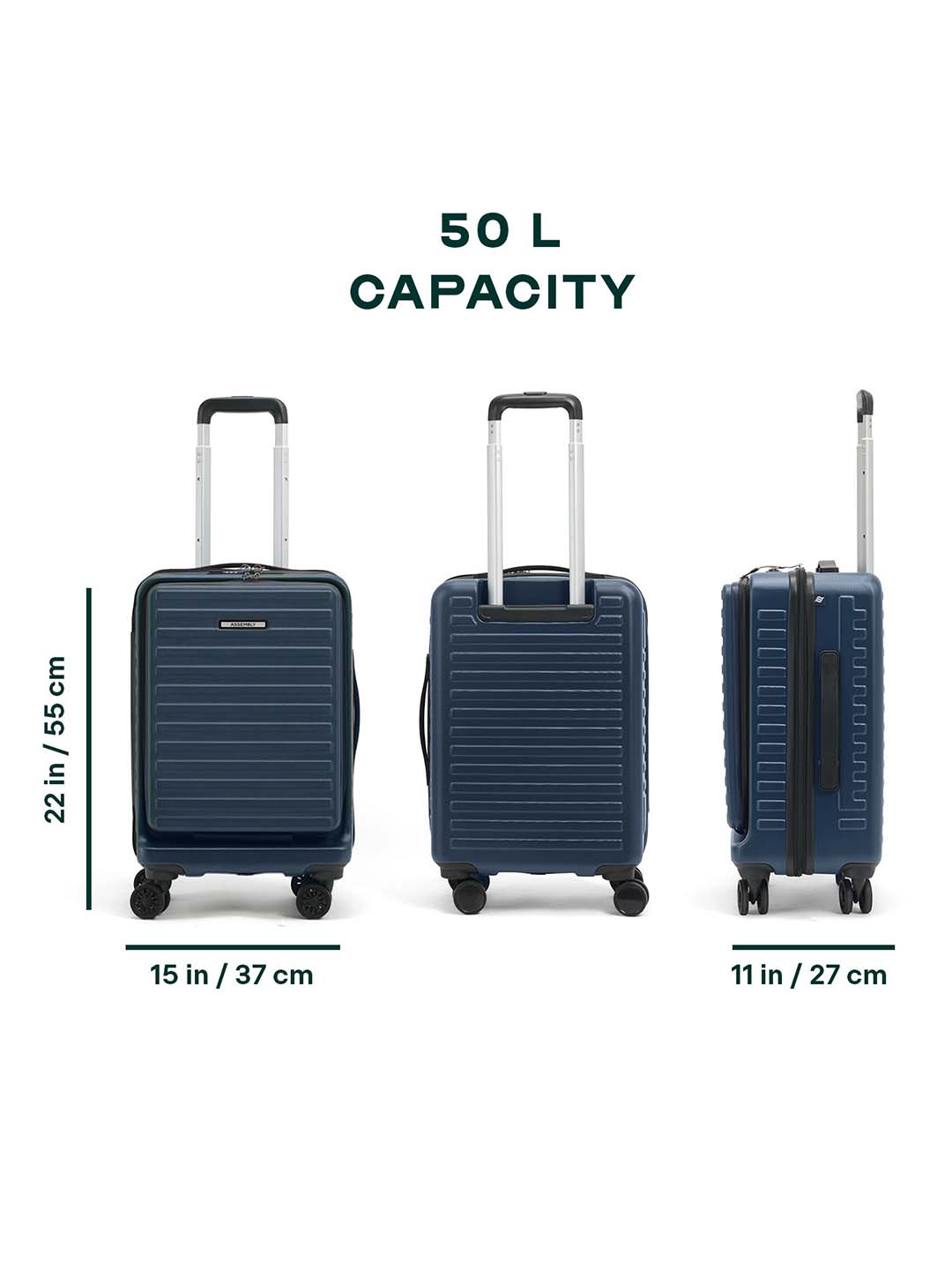 Buy StarkPro | Blue | Cabin Hard Luggage – Cabin Hard Luggage Online in India | Assembly