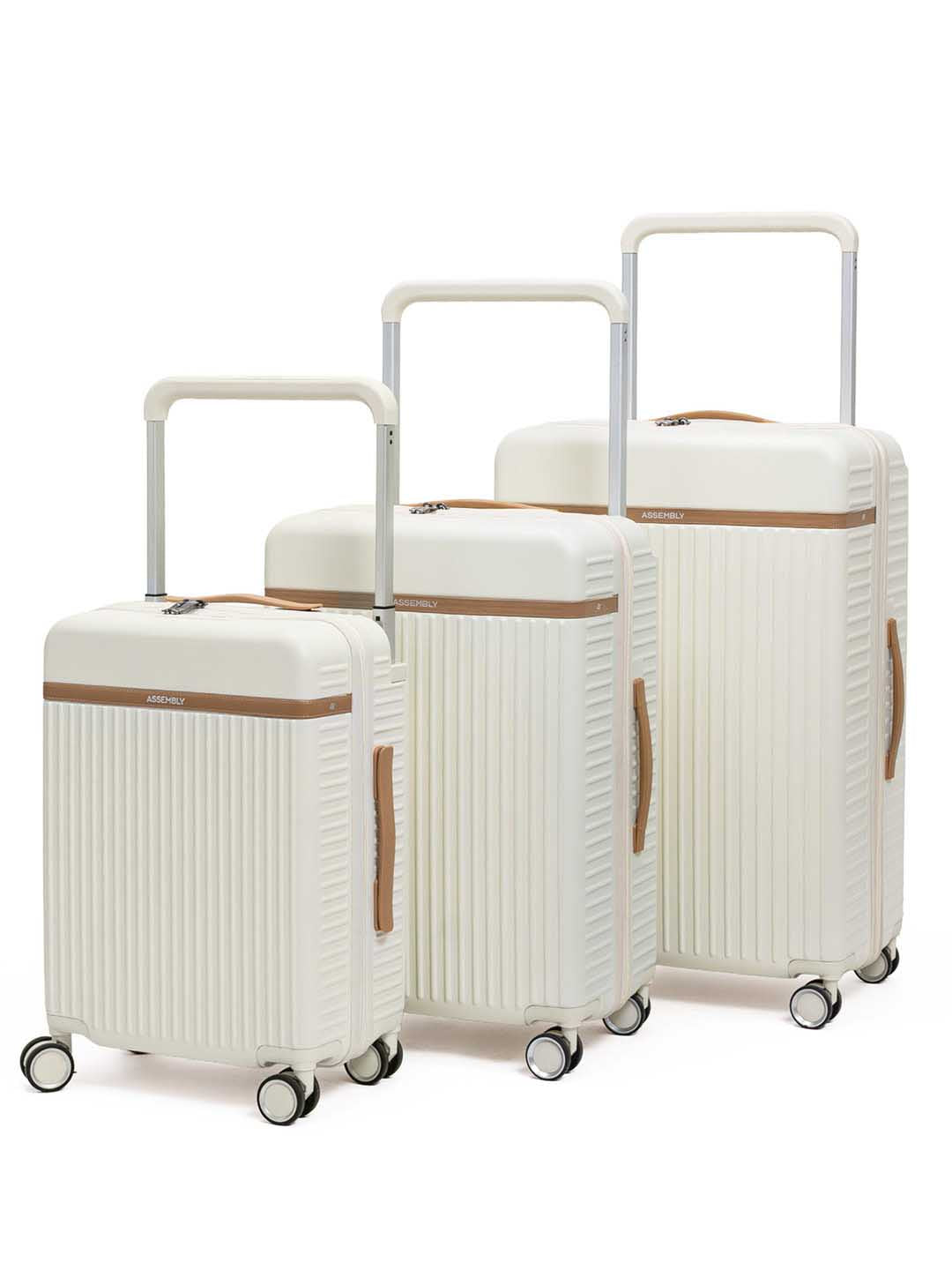 Rover Combo | Moon-White | Set of 3 Luggage