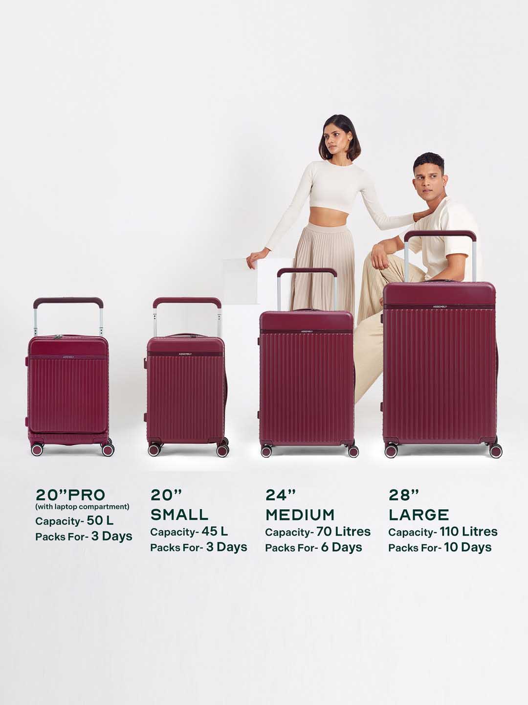 Rover | Wine | Large Hard Luggage