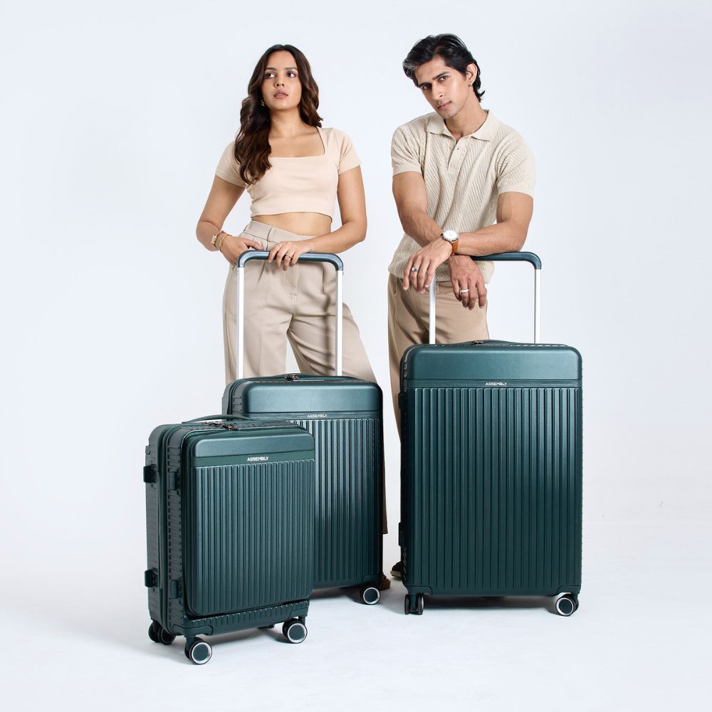 Rover Pro Combo | Green | Set of 3 Luggage