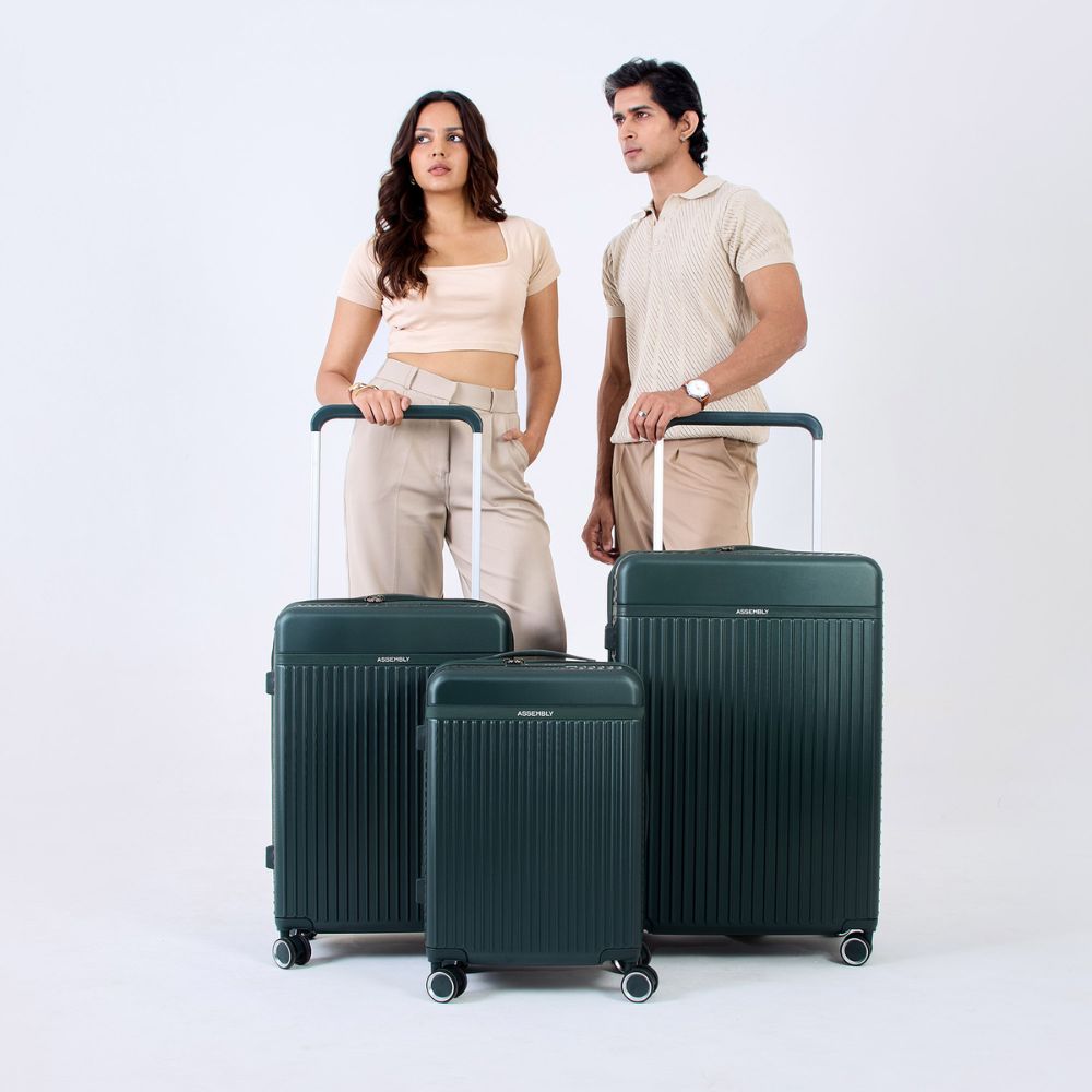 Rover Combo | Green | Set of 3 Luggage