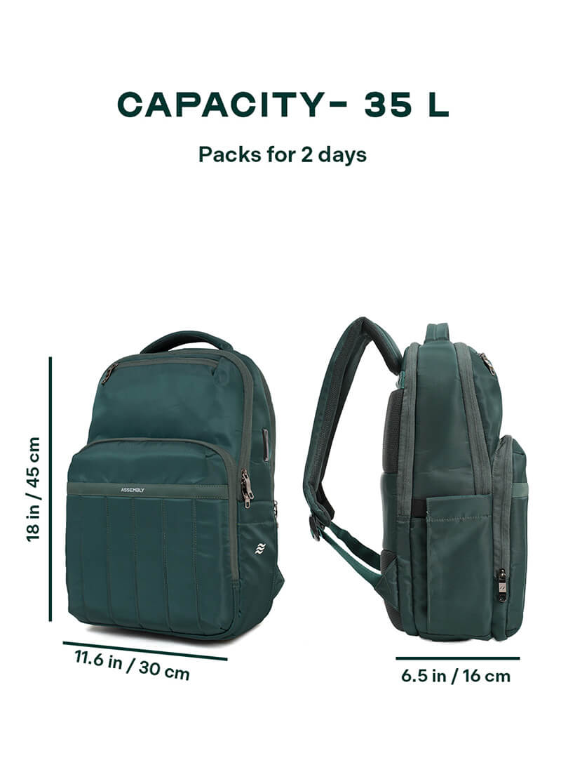 Rover Backpack | Green | Everyday Laptop Backpack