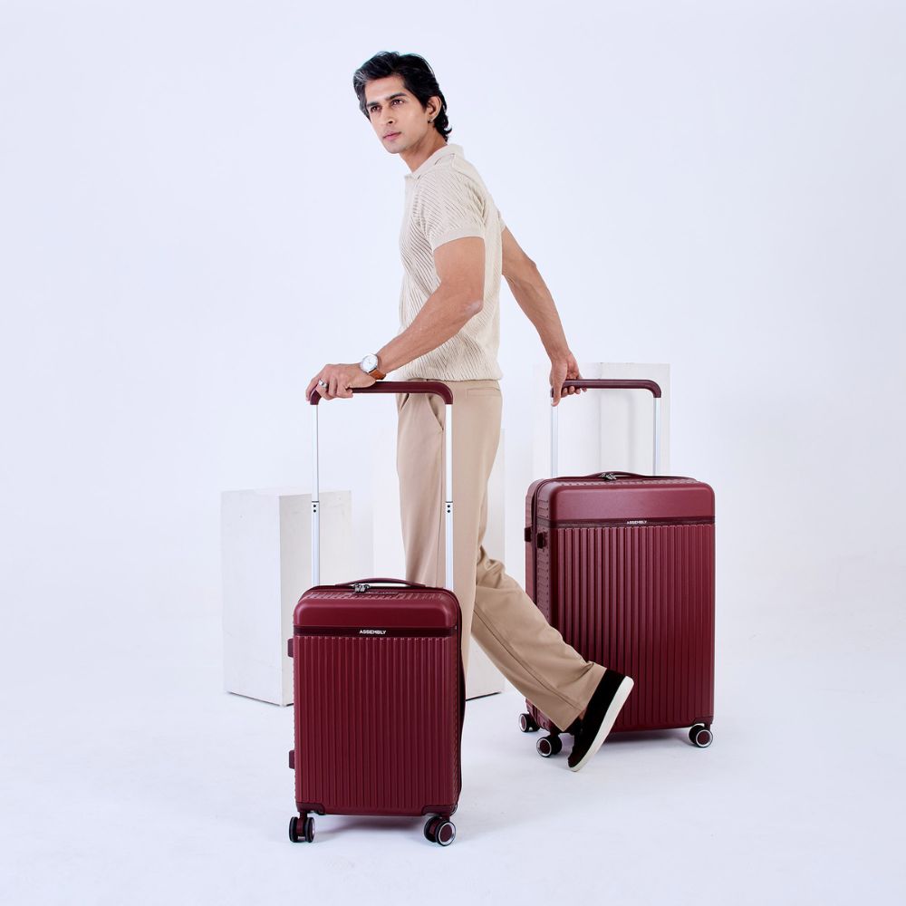 Rover Combo | Wine | Cabin+Large Hard Luggage