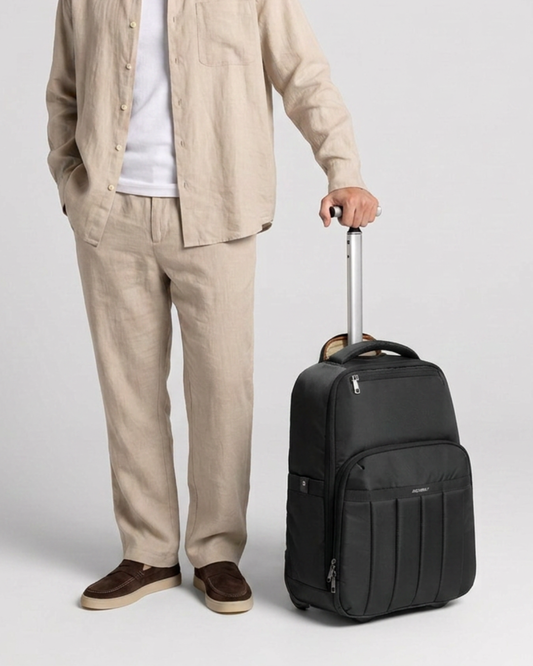 Rover Trolley Backpack | Black | Convertible Laptop Bag for Professionals