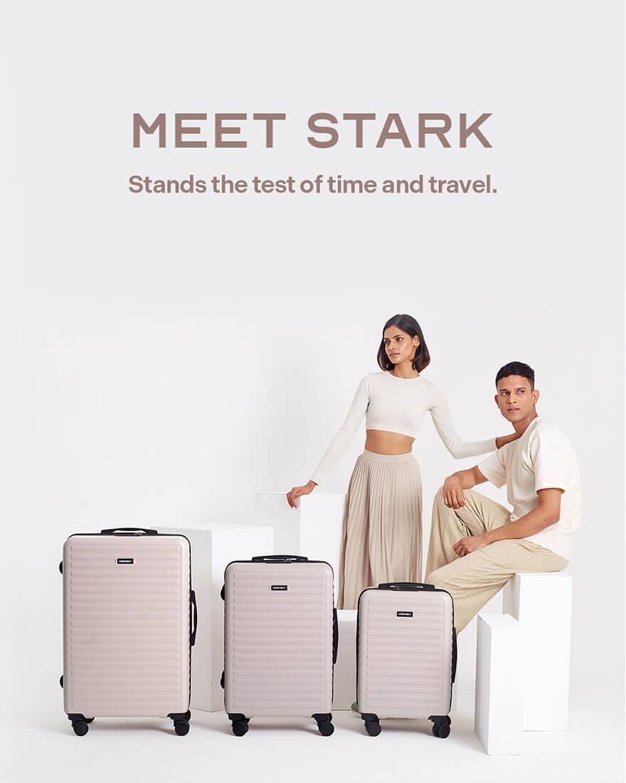 Buy Stark Combo | Ivory | Set of 3 Luggage – Set of 3, Cabin + Check In Hard Luggage Online in India | Assembly