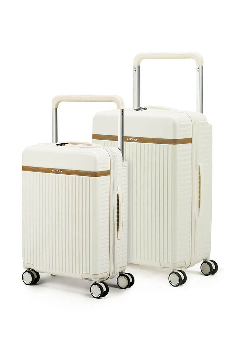 Rover Combo | Moon-White | Cabin+Medium Hard Luggage