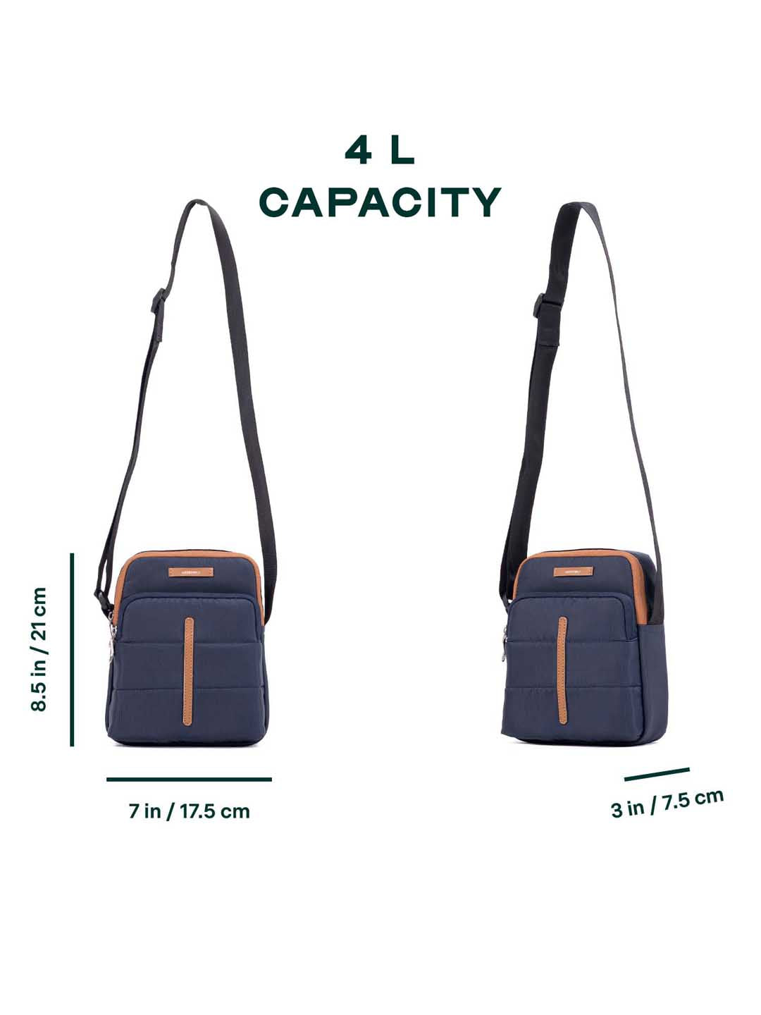 Buy Odyssey Crossbody Sling Bag | Blue | Everyday Utility Sling – Crossbody Bag Online in India | Assembly
