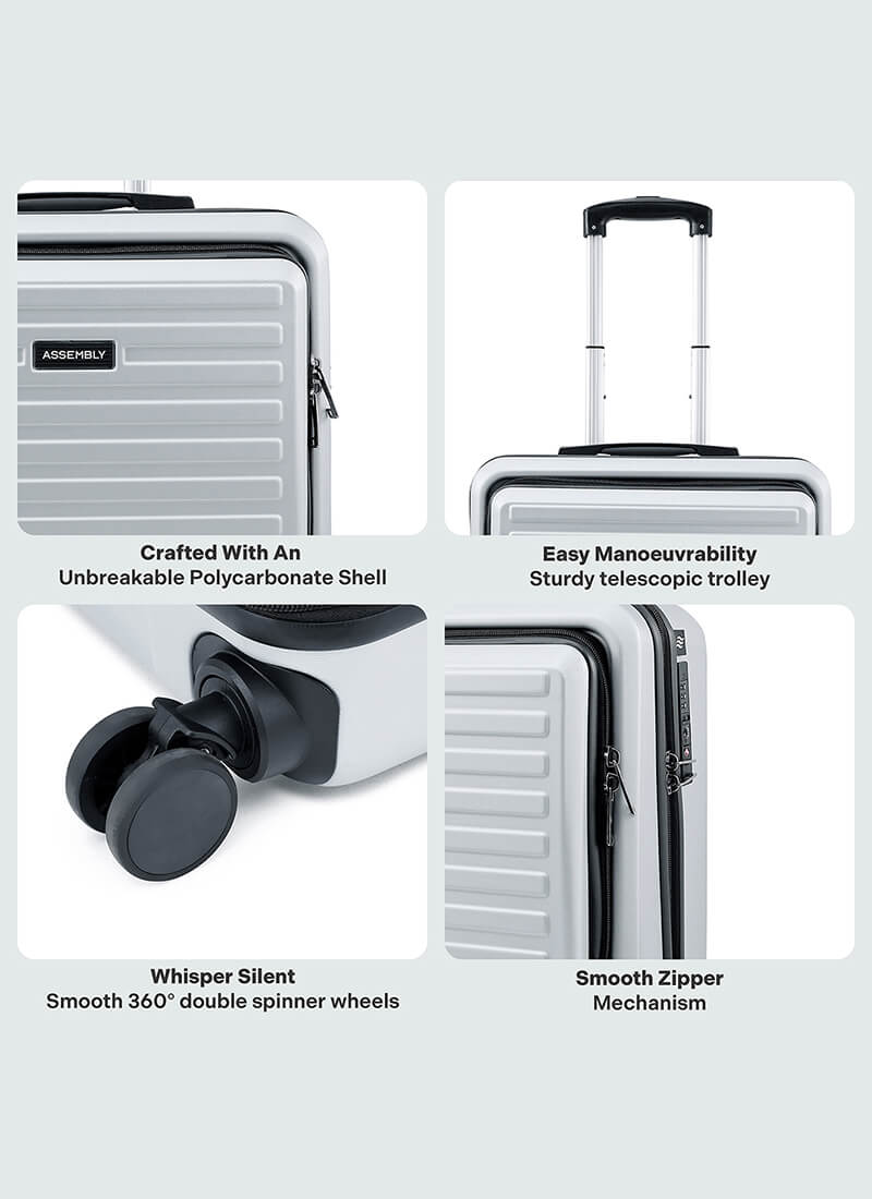 StarkPro Overnighter | Silver | Overnighter Hard Luggage