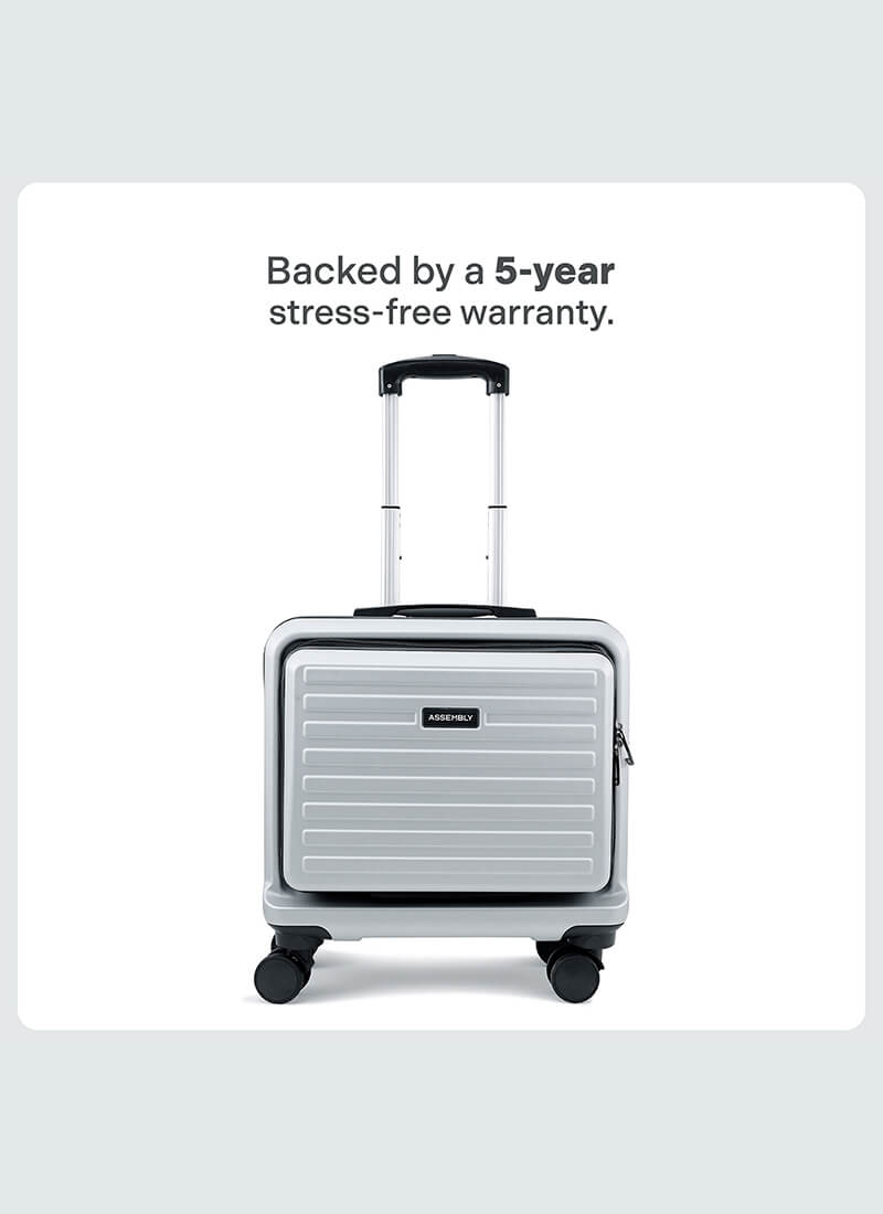 StarkPro Overnighter | Silver | Overnighter Hard Luggage