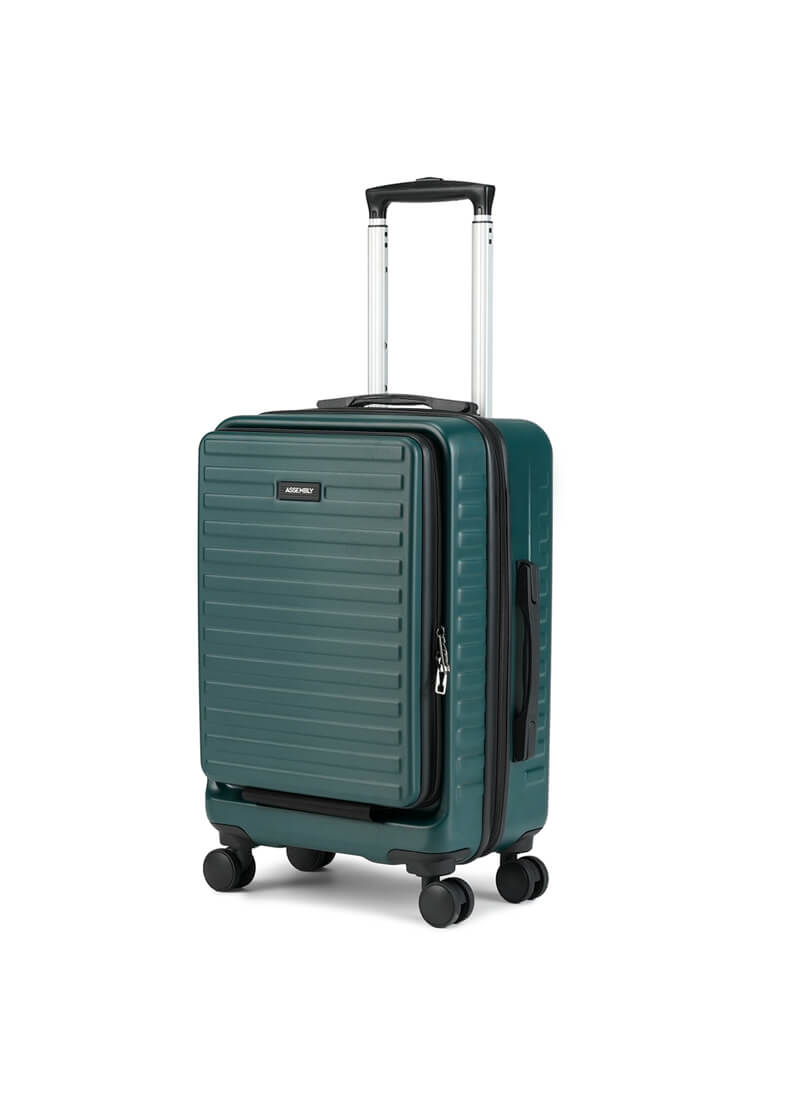 Green cheap cabin suitcase