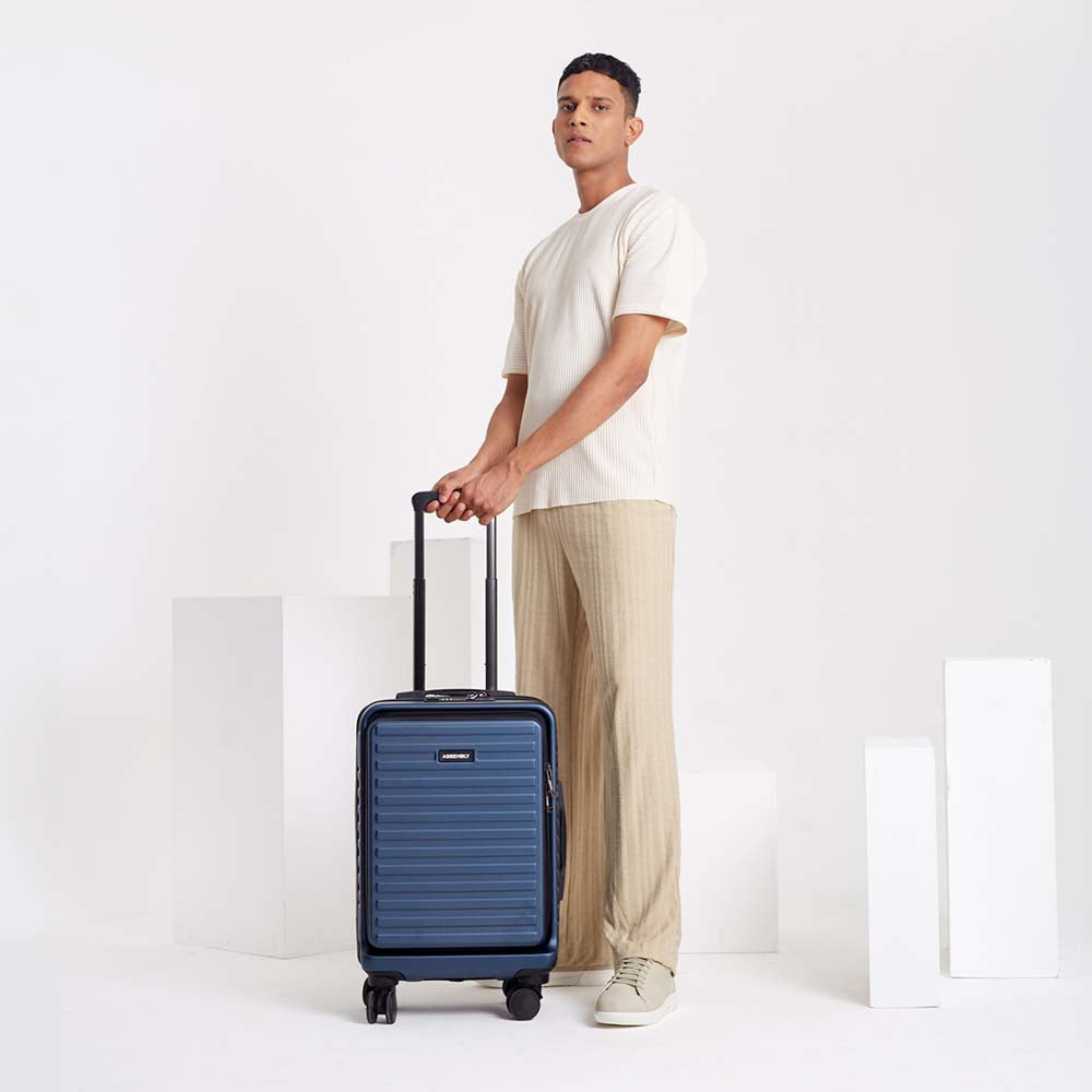 StarkPro | Blue | Cabin Hard Luggage