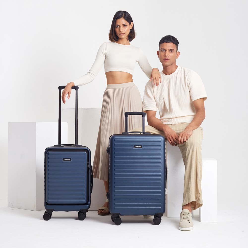 StarkPro Combo | Blue | CabinPro+Medium Hard Luggage