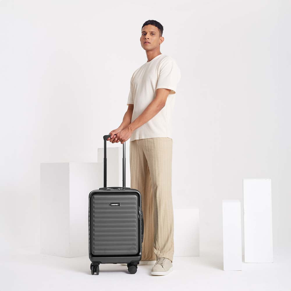 StarkPro | Grey | Cabin Hard Luggage