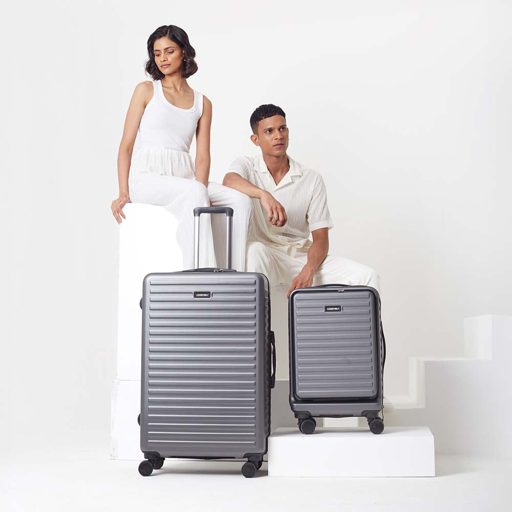 StarkPro Combo | Grey | CabinPro+Large Hard Luggage