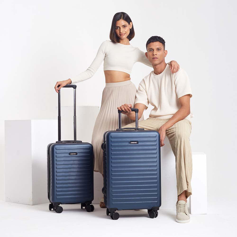 Stark Combo | Blue | Cabin+Medium Hard Luggage