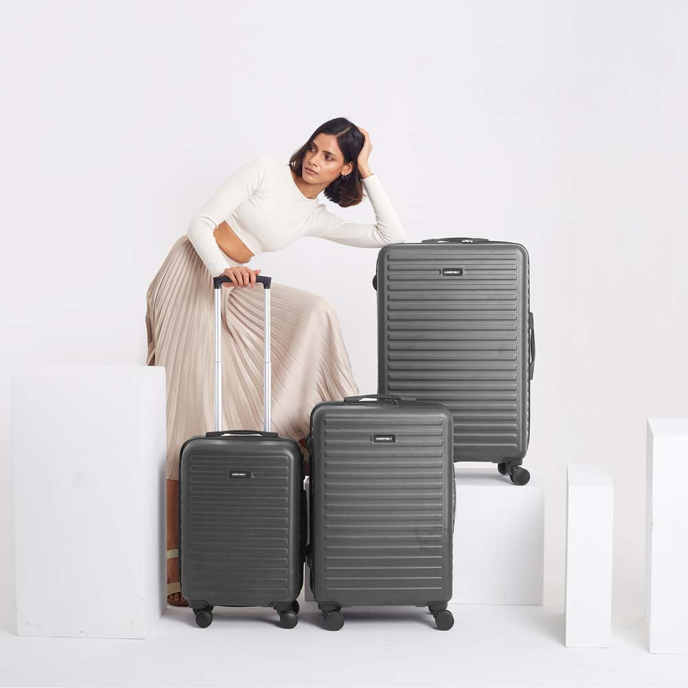 Stark Combo | Grey | Set of 3 Luggage