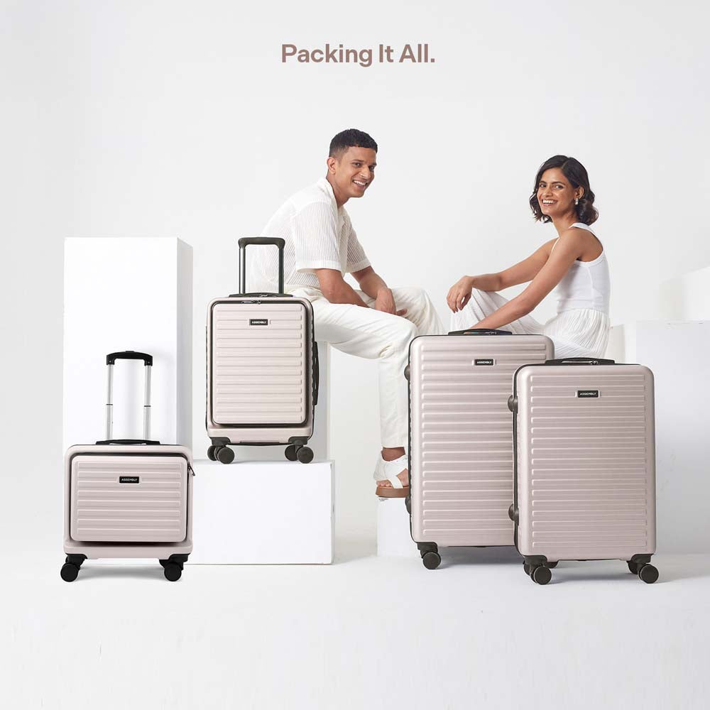 StarkPro Combo | Ivory | Set of 4 Luggage