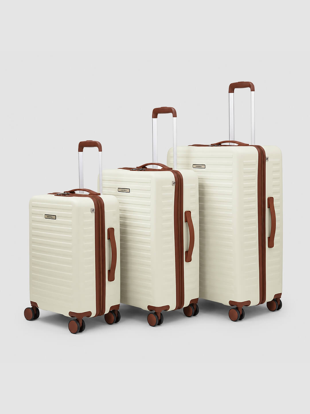 Stark Combo | Moon-White | Set of 3 Luggage