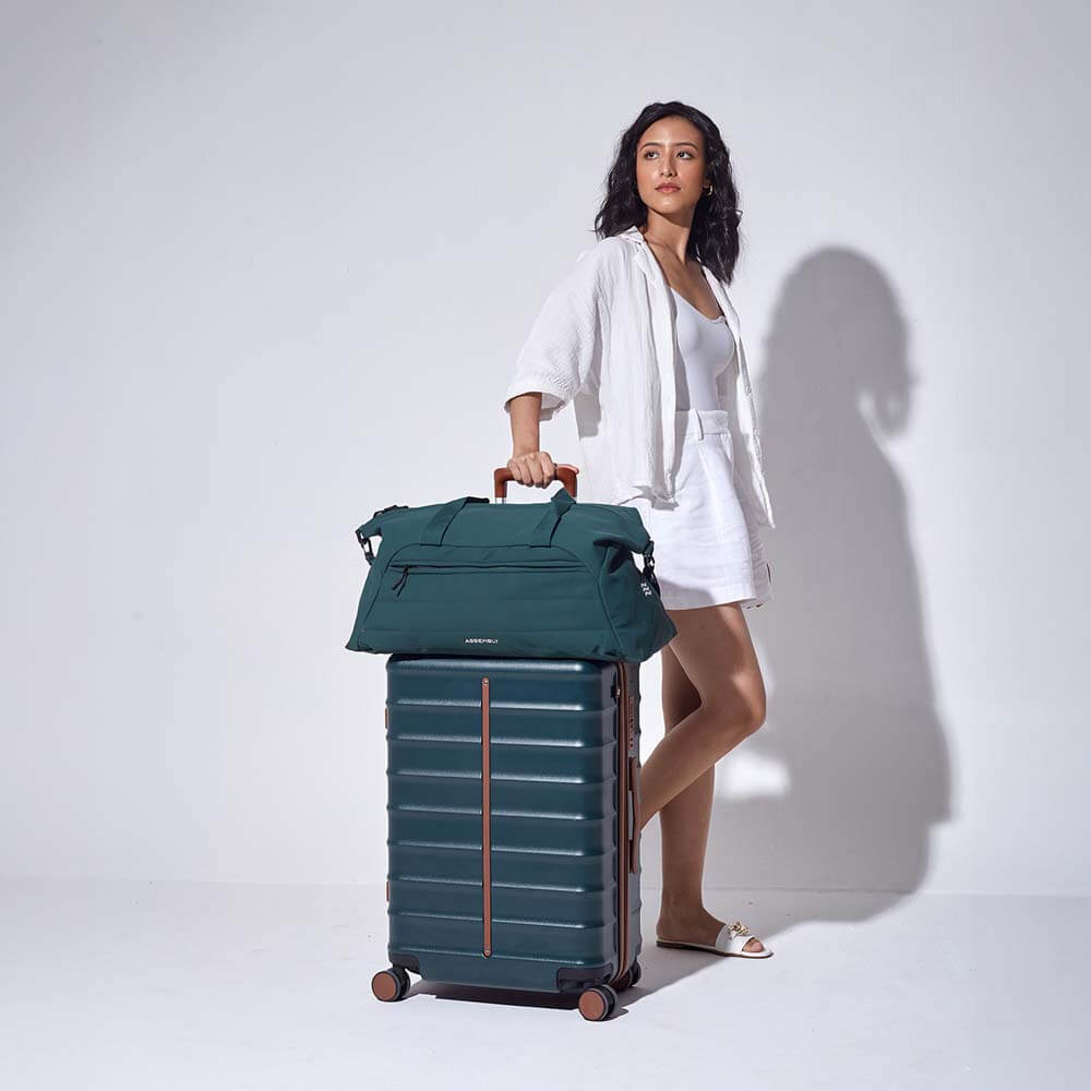 Odyssey & Float Duffle Combo | Forest Green | Cabin Hard Luggage & Duffle