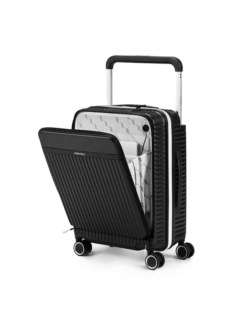 RoverPro | Black | Cabin Hard Luggage