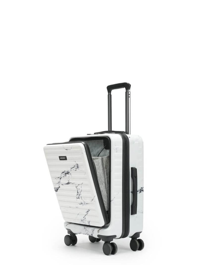 StarkPro Marble Print Cabin Hard Luggage