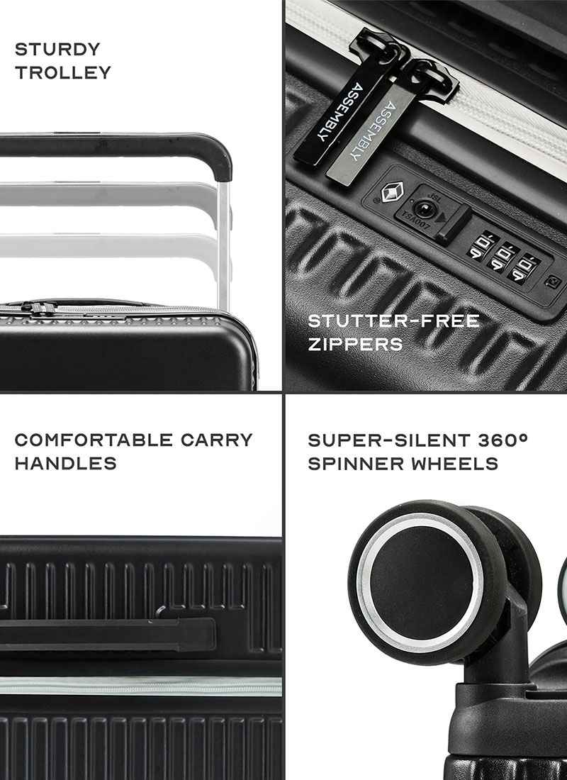 Rover Combo | Black | Set of 3 Luggage