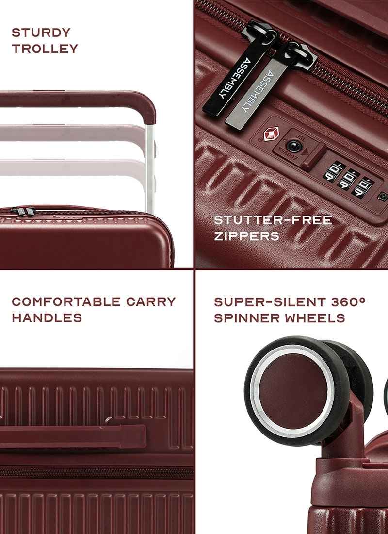 Rover | Wine | Medium Hard Luggage