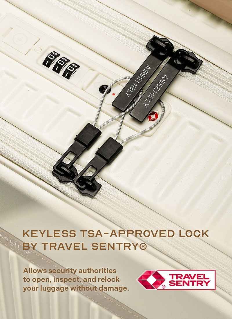 RoverPro | Moon-White | Cabin Hard Luggage