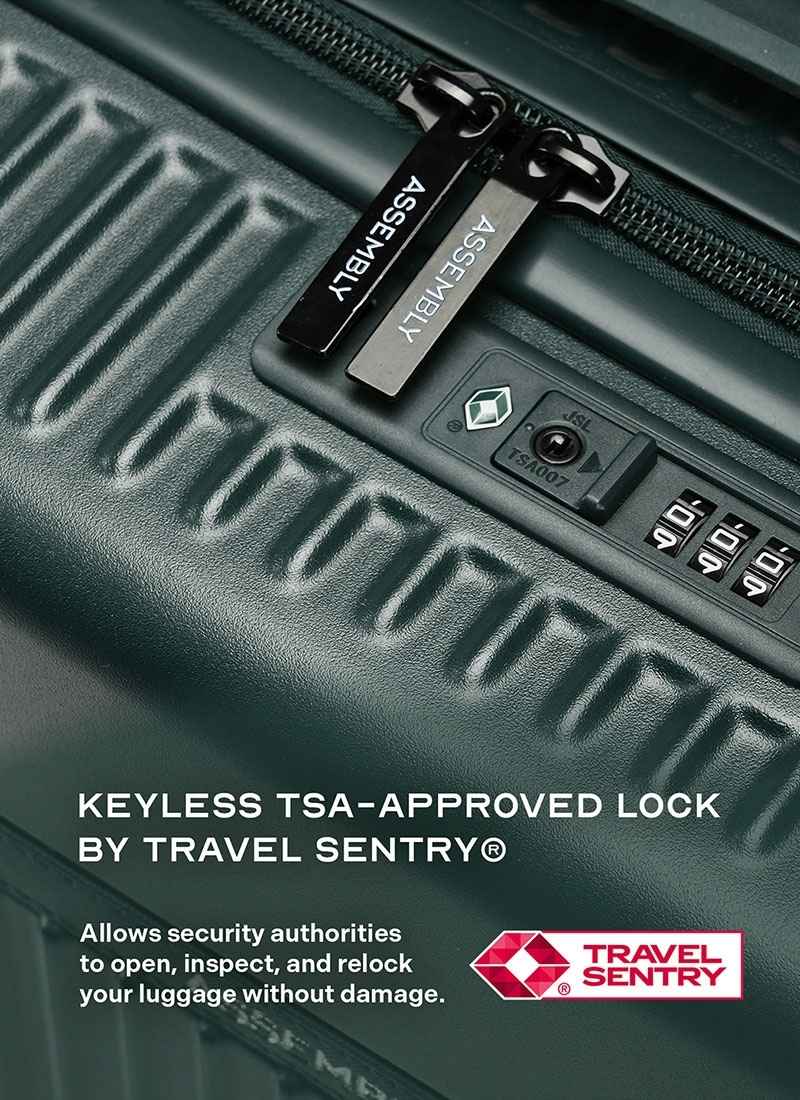 Rover | Green | Cabin Hard Luggage