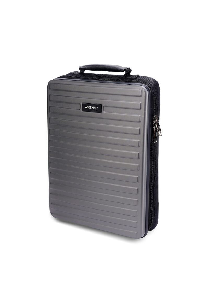 Solid Gray Small Hard Shell Backpack Edge Grey Hardshell Laptop