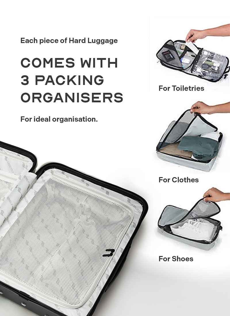 Rover Combo | Black | Set of 3 Luggage