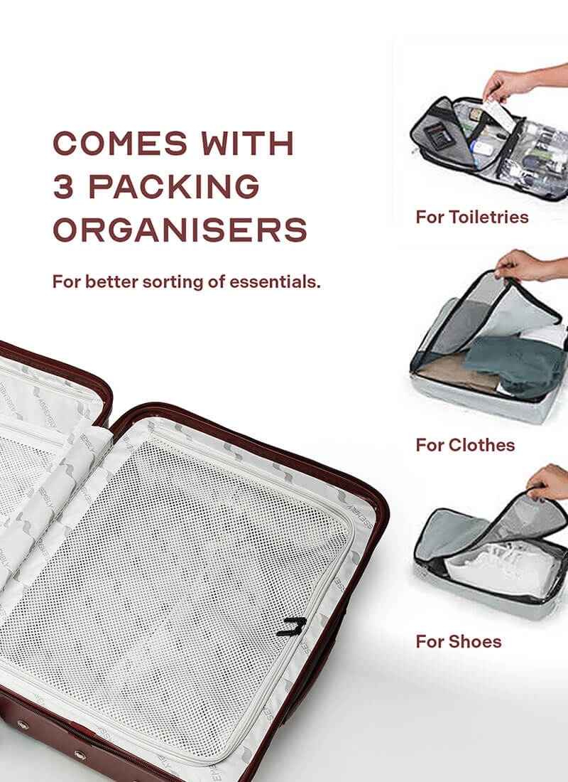 RoverPro | Wine | Cabin Hard Luggage