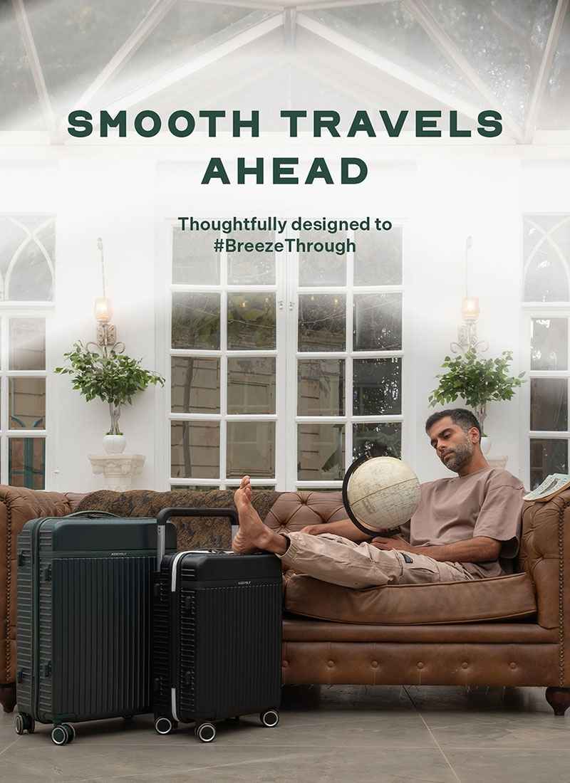 Rover Pro Combo | Green | CabinPro+Medium Hard Luggage