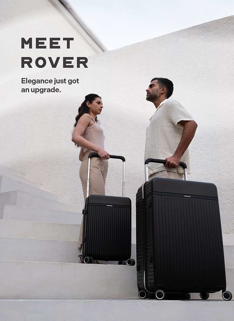 RoverPro | Black | Cabin Hard Luggage