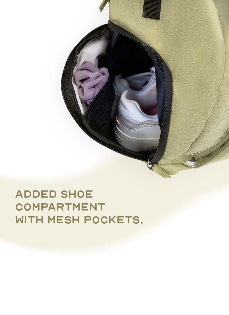 Scape Duffle | Green | Duffle Bag For Trekking Or Casual Trips