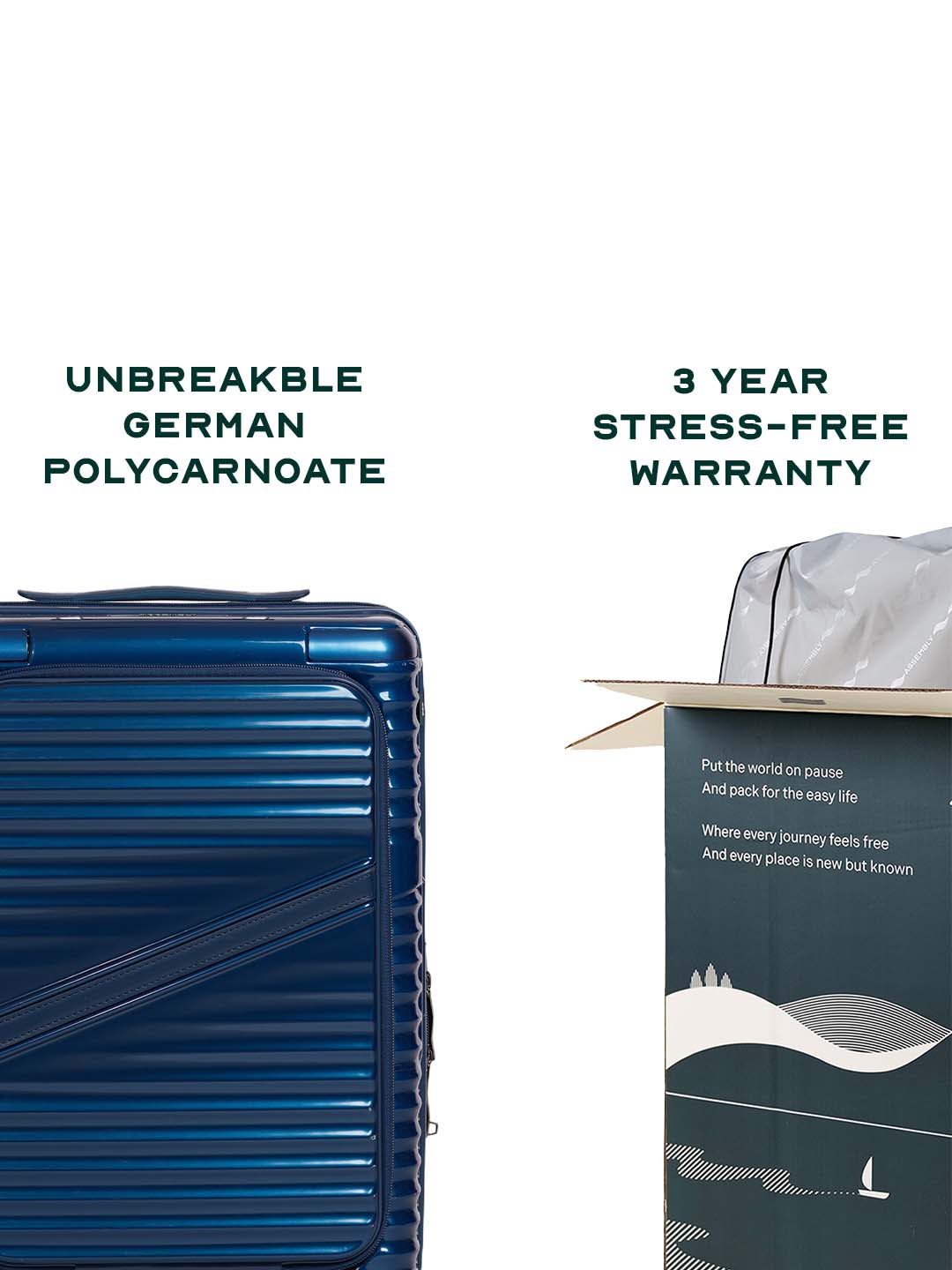 Oblique Pro Combo | Blue | CabinPro+Medium Hard Luggage