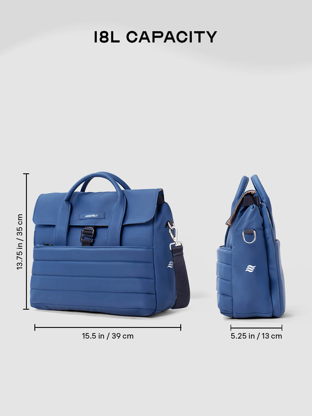 Stark Messenger | Blue | Everyday Office Laptop Bag