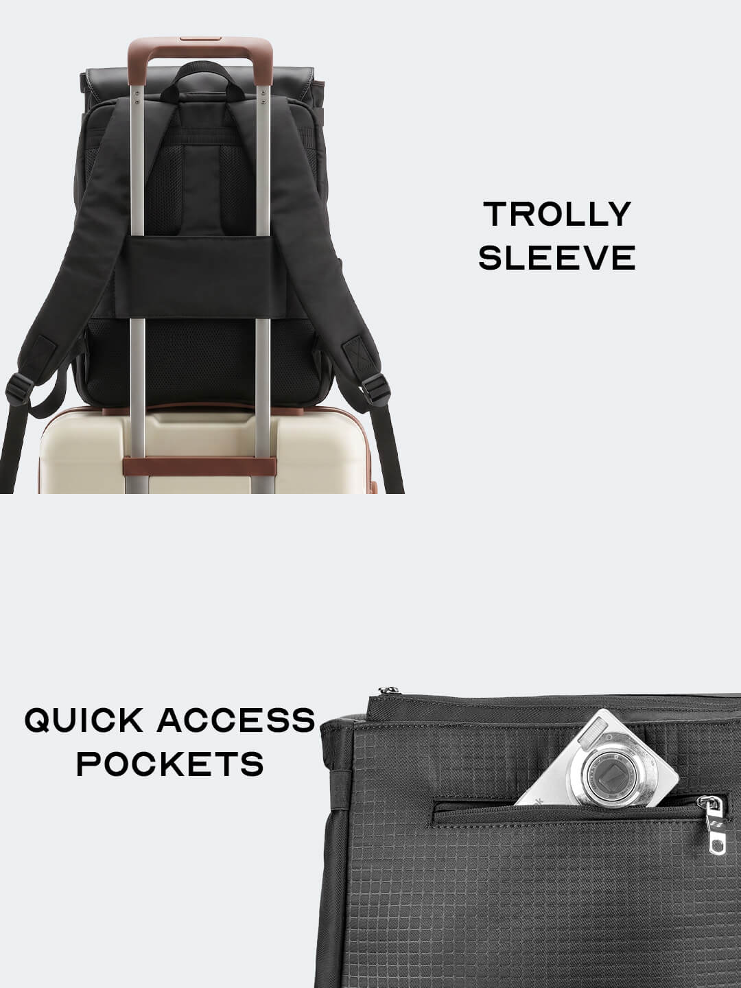 Arto Laptop Backpack | Black | Work, Commute & Business Travel Bag