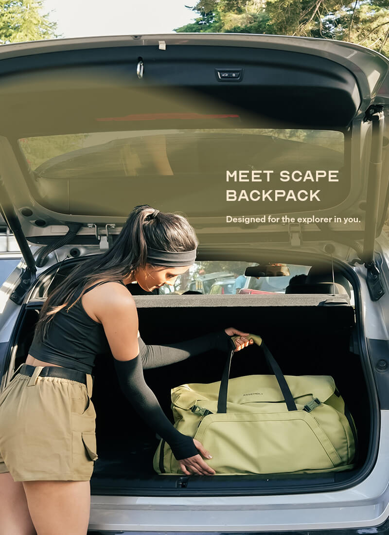 Scape Duffle | Green | Duffle Bag For Trekking Or Casual Trips