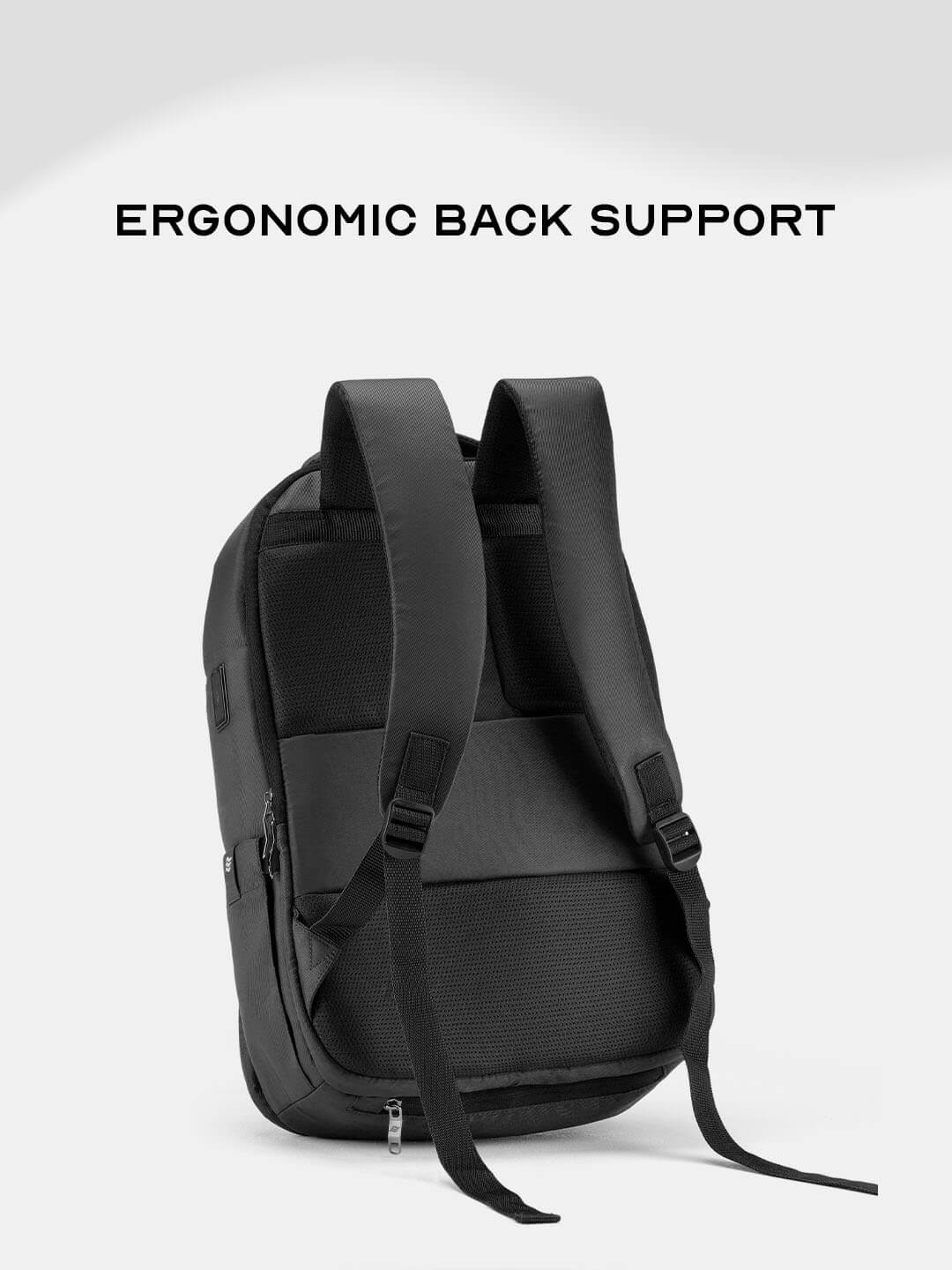 Rover Backpack | Black | Everyday Laptop Backpack