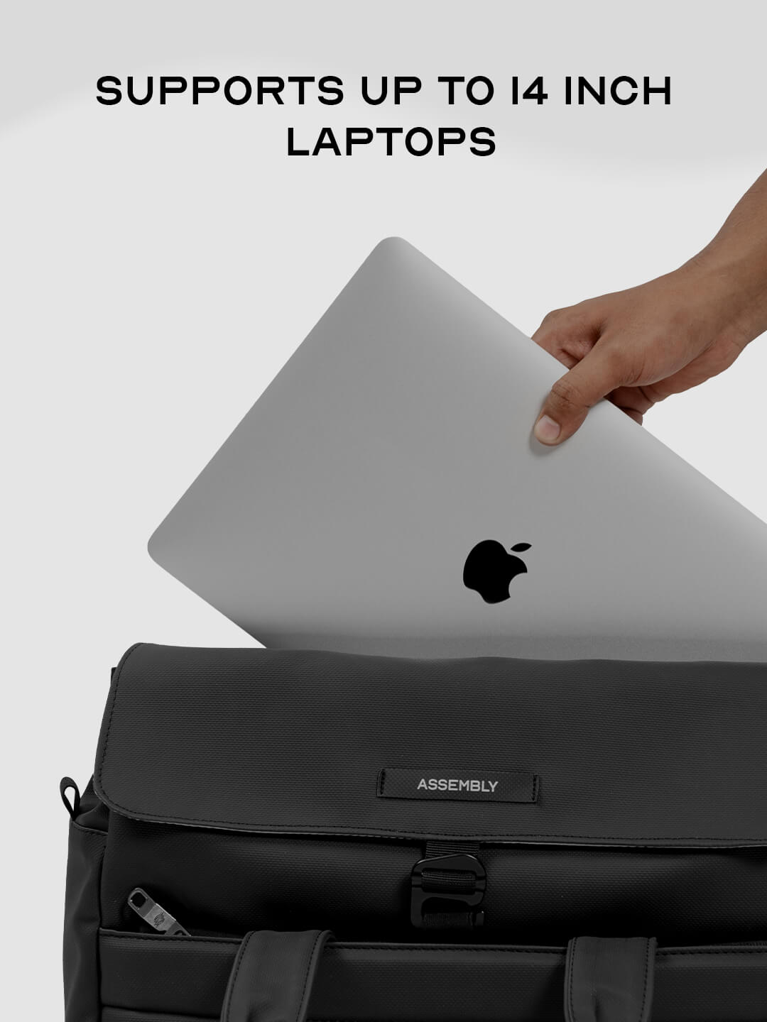 Stark Messenger | Black | Everyday Office Laptop Bag